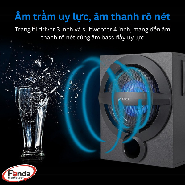 Loa Fenda A140X 2.1 Bluetooth, FM