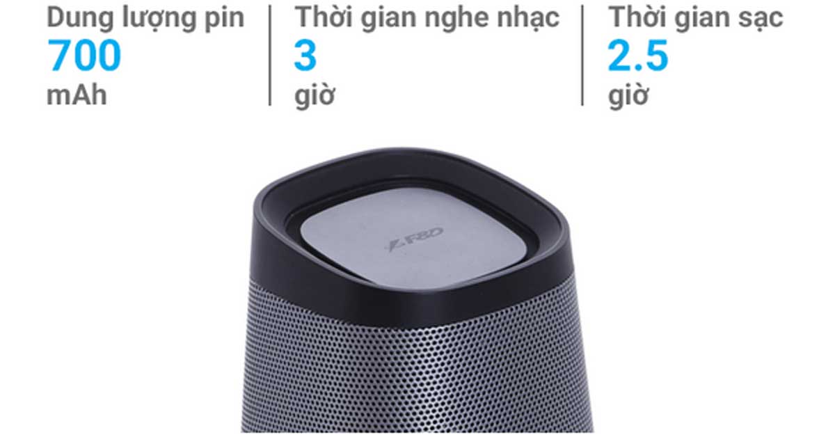 Loa Bluetooth Fenda W7 thời lượng pin sử dụng dài