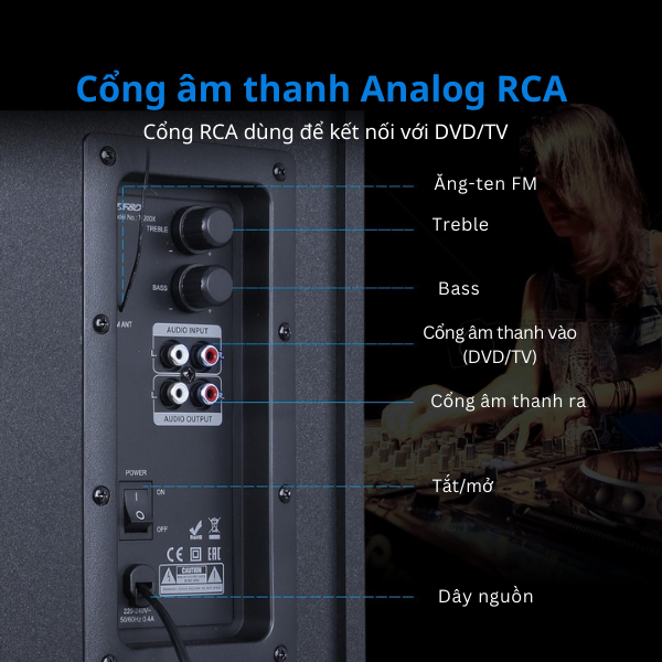 Loa Fenda T-220X Bluetooth, FM