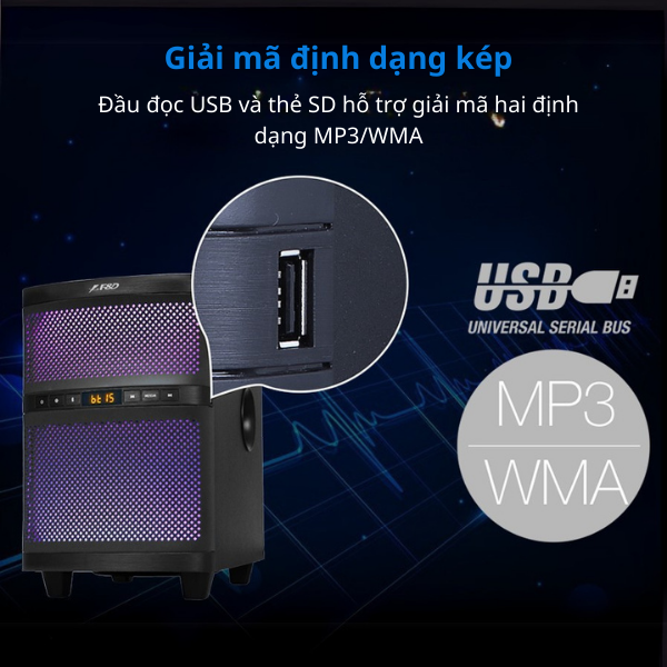 Loa Fenda T-220X Bluetooth, FM