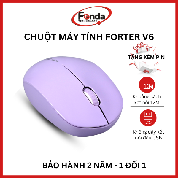 Chuột không dây máy tính Forter V6