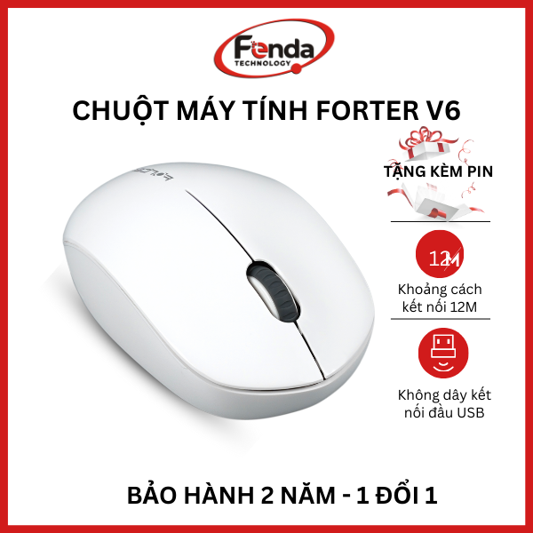 Chuột không dây máy tính Forter V6