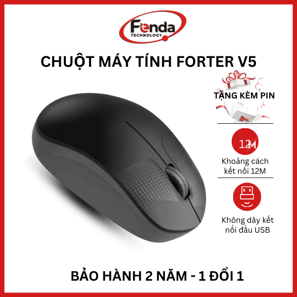 Chuột không dây máy tính Forter V5