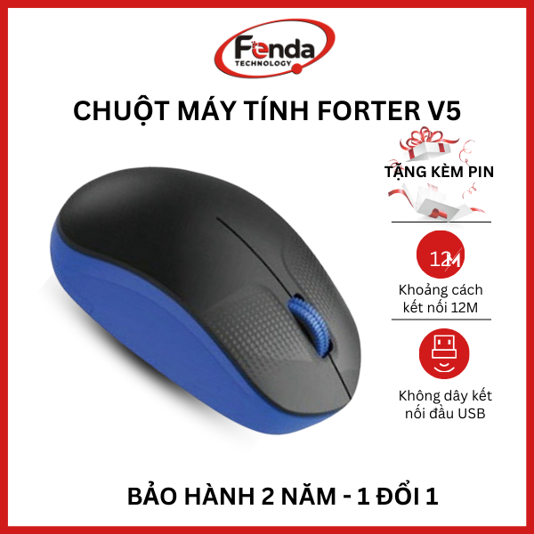 Chuột không dây máy tính Forter V5