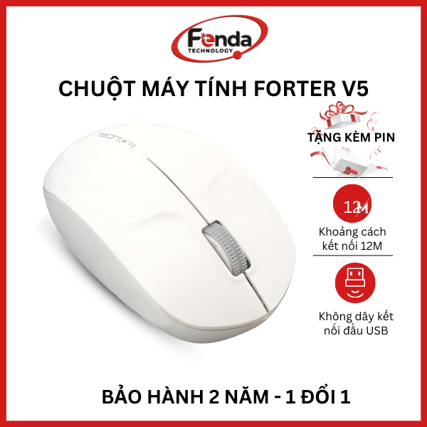 Chuột không dây máy tính Forter V5