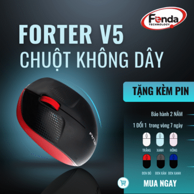 Chuột không dây máy tính Forter V5
