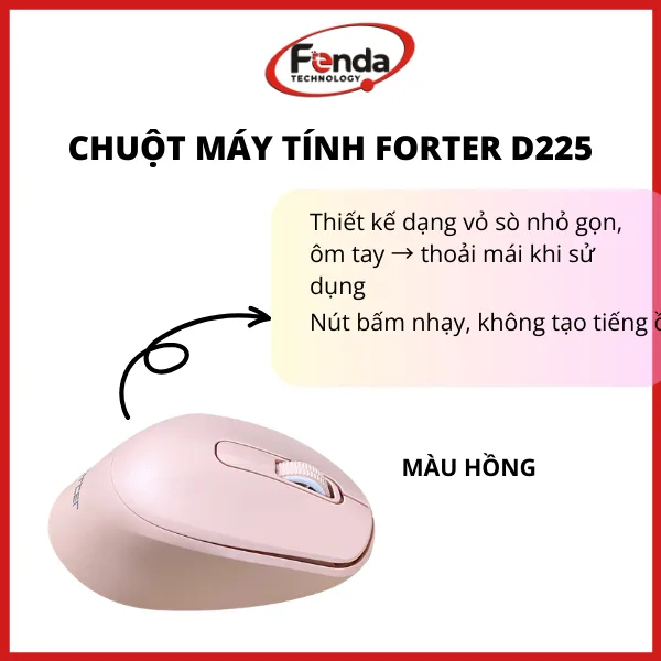 Chuột máy tính Bluetooth Forter D225