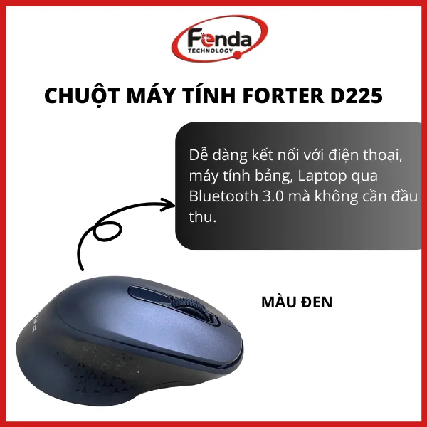 Chuột máy tính Bluetooth Forter D225