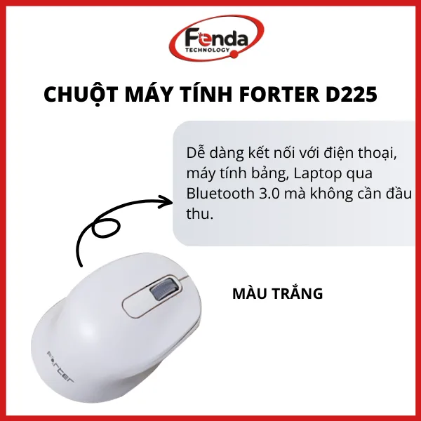 Chuột máy tính Bluetooth Forter D225
