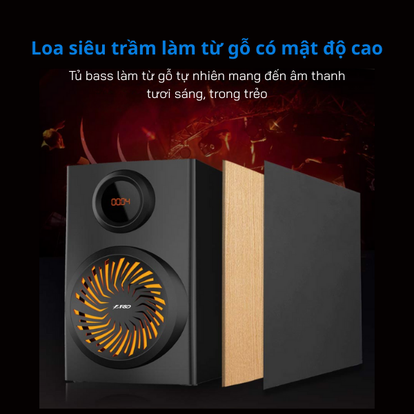 Loa Fenda F1900X/4.1 Bluetooth (FM/USB/Bluetooth/Điều khiển)