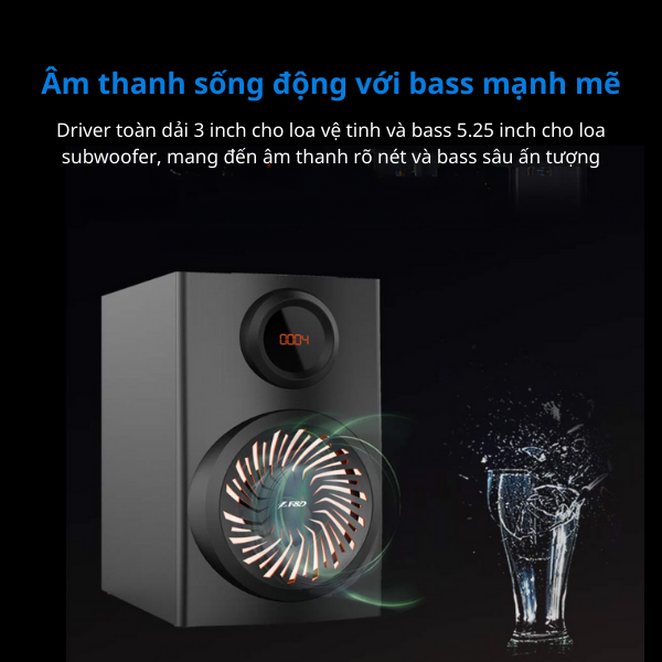 Loa Fenda F1900X/4.1 Bluetooth (FM/USB/Bluetooth/Điều khiển)