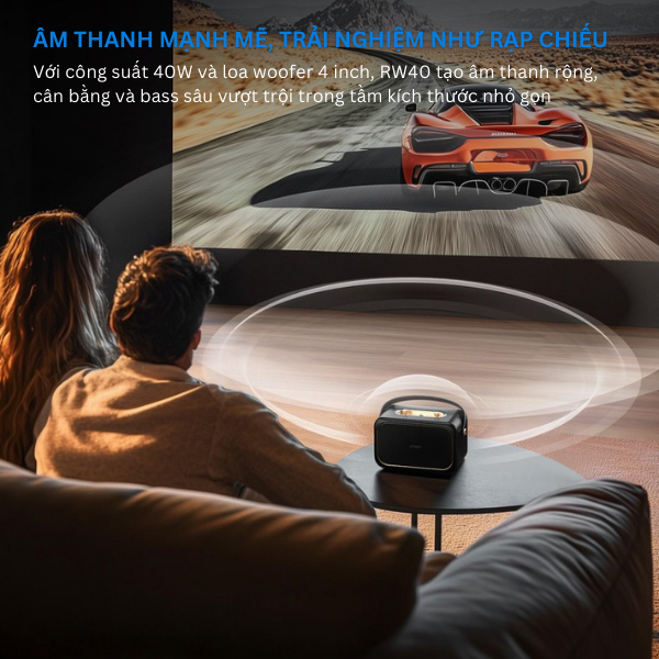 Loa Bluetooth F&D RW40 – Thiết Kế Retro, Âm Thanh 360°, Pin 20H
