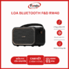 Loa Bluetooth F&D RW40 – Thiết Kế Retro, Âm Thanh 360°, Pin 20H