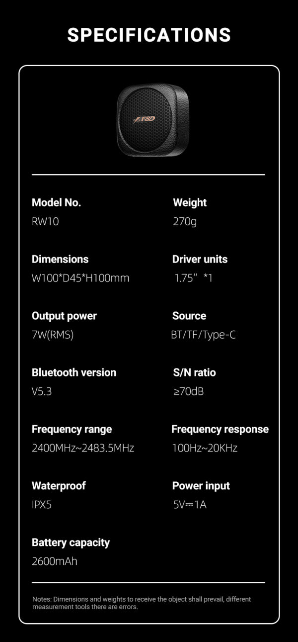 Loa Bluetooth F&D RW40 – Thiết Kế Retro, Âm Thanh 360°, Pin 20H