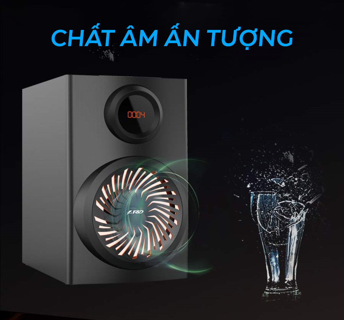 Loa Fenda F190X 2.1 Bluetooth, FM