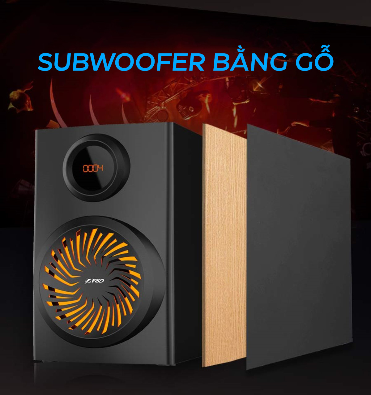 Loa Fenda F190X 2.1 Bluetooth, FM