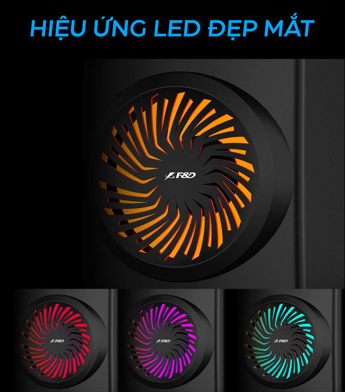 Loa Fenda F190X 2.1 Bluetooth, FM
