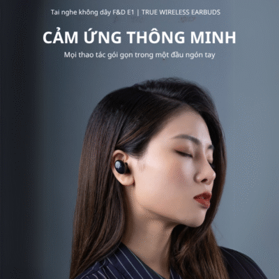 Tai Nghe Bluetooth Fenda E1 (T606) – True Wireless Nhỏ Gọn, Bluetooth 5.0, Pin Lâu