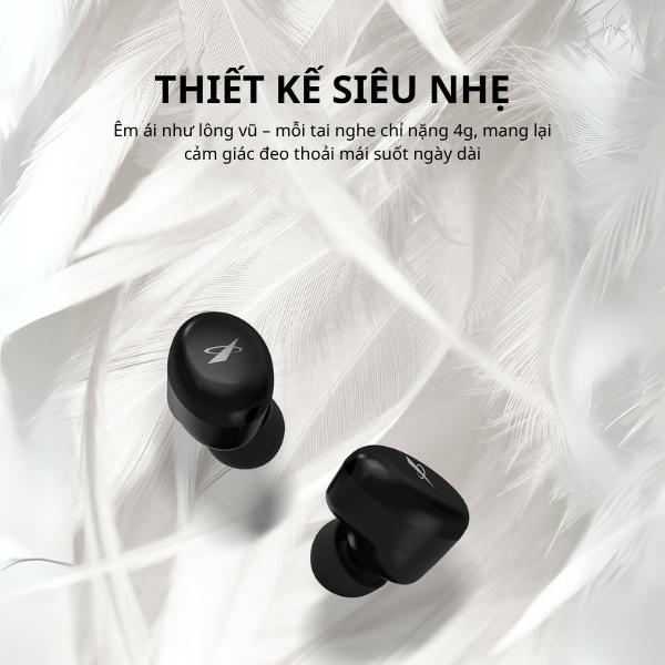 Tai Nghe Bluetooth Fenda E1 (T606) – True Wireless Nhỏ Gọn, Bluetooth 5.0, Pin Lâu