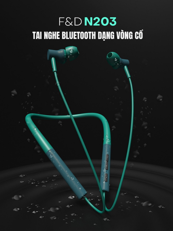 Tai Nghe Không Dây Nhét Tai Thể Thao Fenda N203 – Bluetooth 5.0, Âm Thanh Sống Động, Pin 8 Giờ