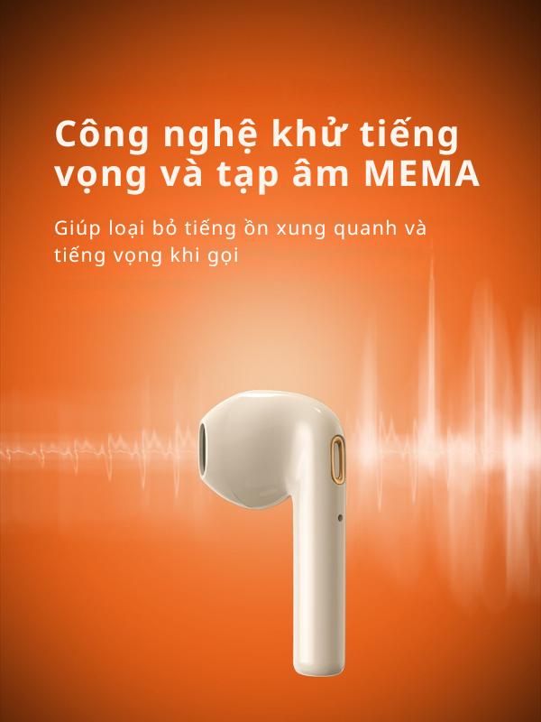 Tai Nghe Bluetooth True Wireless E2 – Bluetooth 5.1, Âm Thanh Sống Động, Sạc Type-C