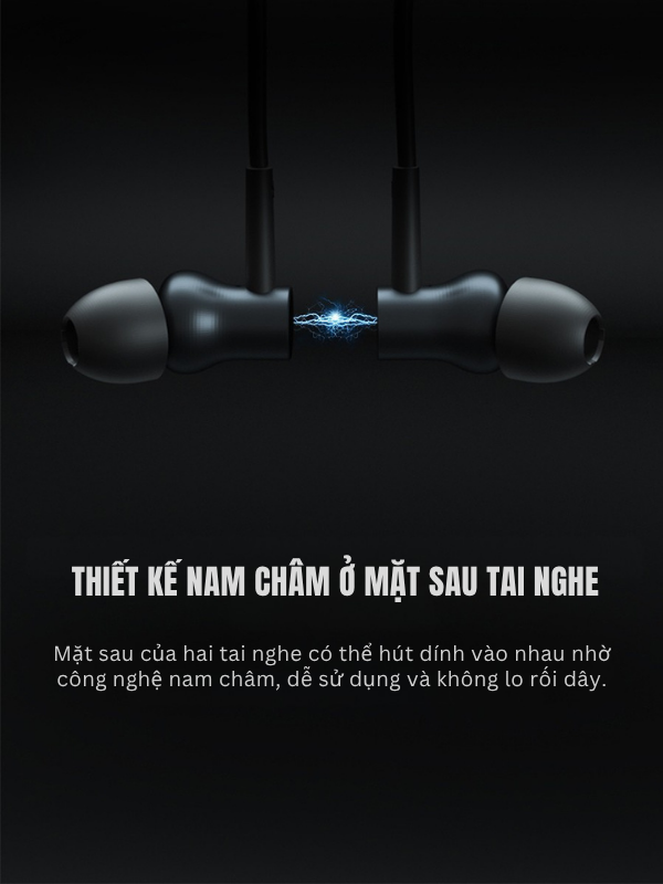Tai Nghe Không Dây Nhét Tai Thể Thao Fenda N203 – Bluetooth 5.0, Âm Thanh Sống Động, Pin 8 Giờ