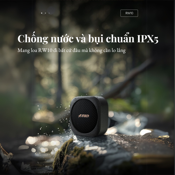 Loa Bluetooth F&D RW10 – Loa Retro Nhỏ Gọn, Âm Thanh Mạnh Mẽ, Pin Trâu 12 Giờ