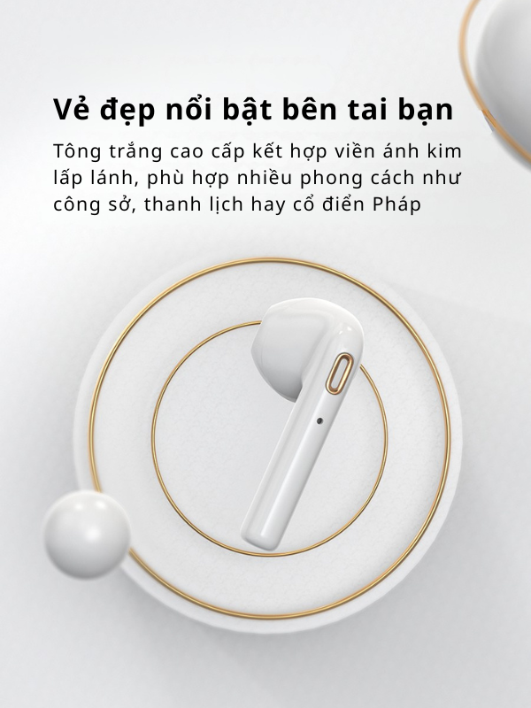 Tai Nghe Bluetooth True Wireless E2 – Bluetooth 5.1, Âm Thanh Sống Động, Sạc Type-C