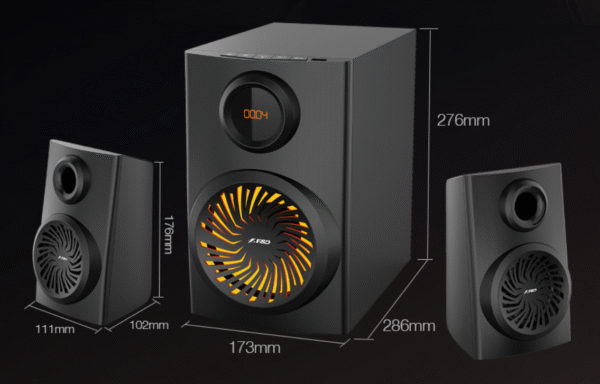 Loa Máy Tính Fenda F190X/2.1 – Loa Vi Tính Bluetooth Âm Trầm Mạnh, LED Đổi Màu